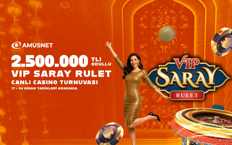 2.500.000 TL Ödüllü Amusnet Canlı Casino Turnuvası